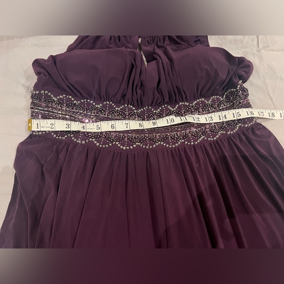Magenta Coloured Long Formal Dress: Size “12” - Picture 9 of 16